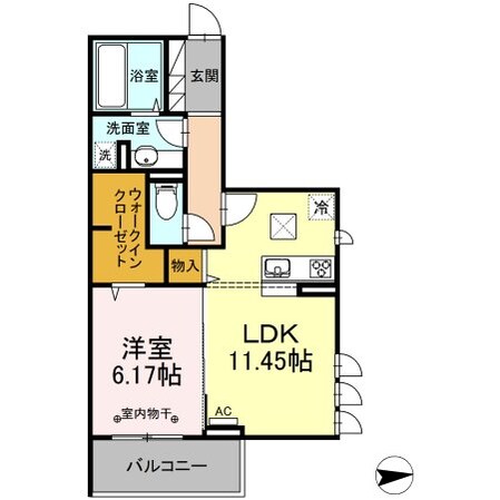 Ark　Bliss六町の物件間取画像